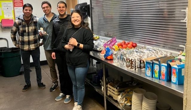 The Kfi team at Urban Peak shelter