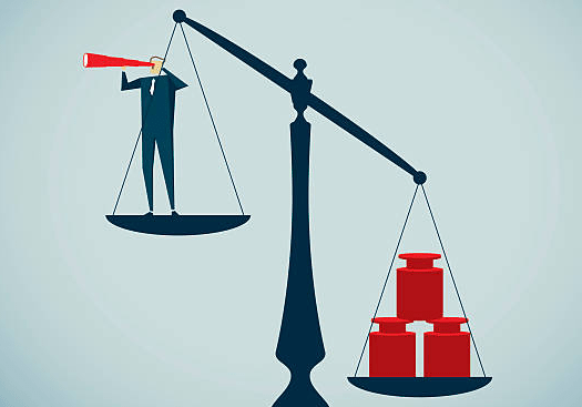 Generic scale image depicting the weighing of costs and benefits